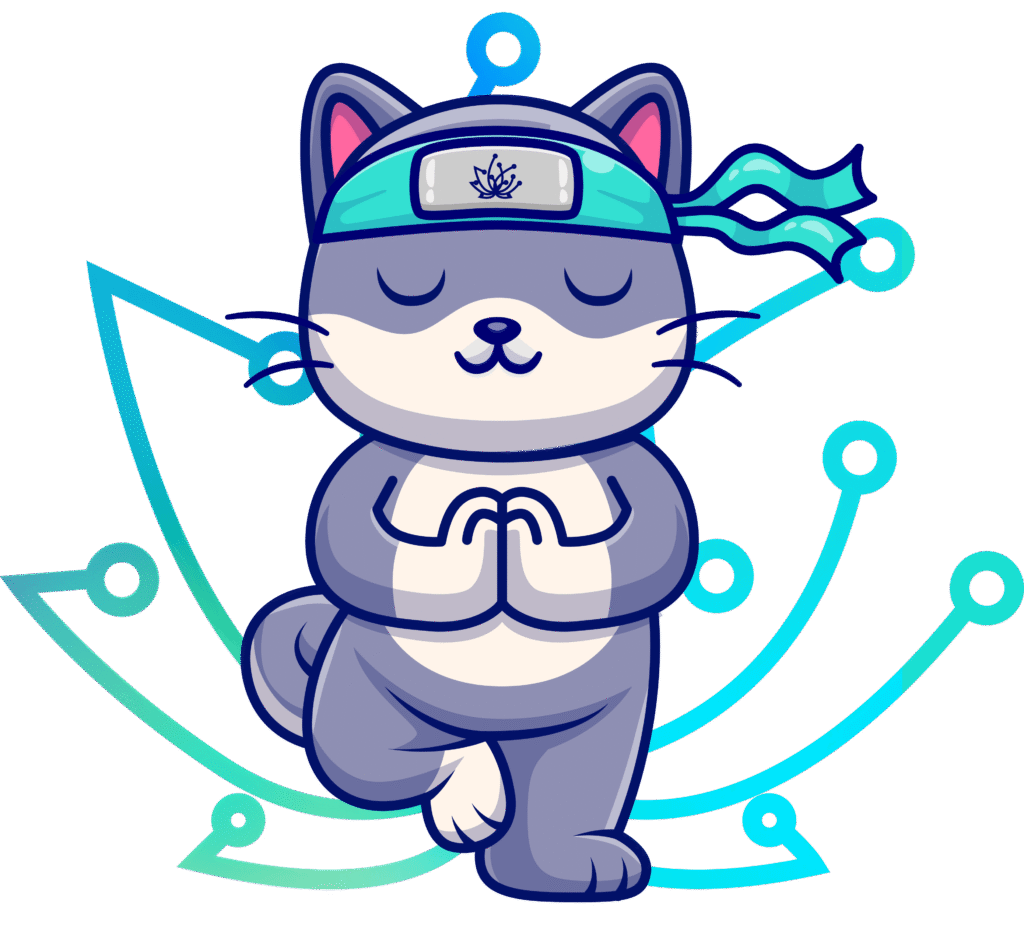 cat namaste